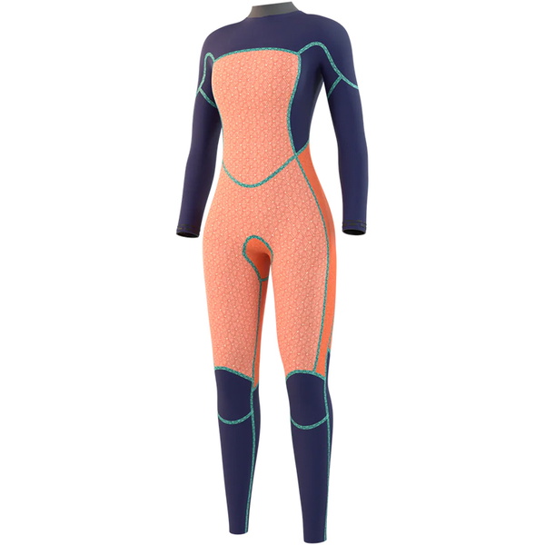 2025 Mystic Womens Jayde 3/2mm Double Chest Zip Wetsuit 35000.23001 - Navy